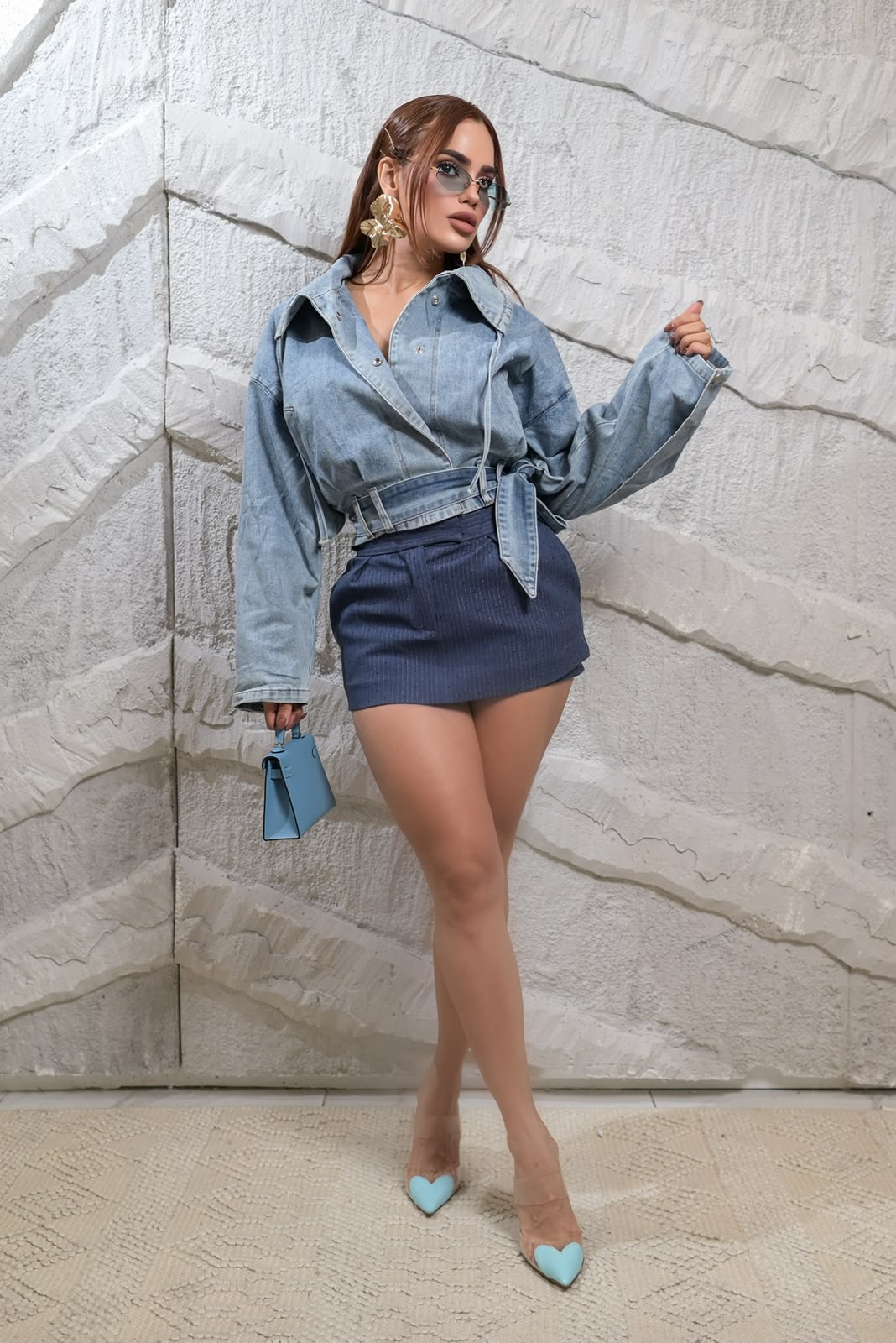 FALDA NAVY