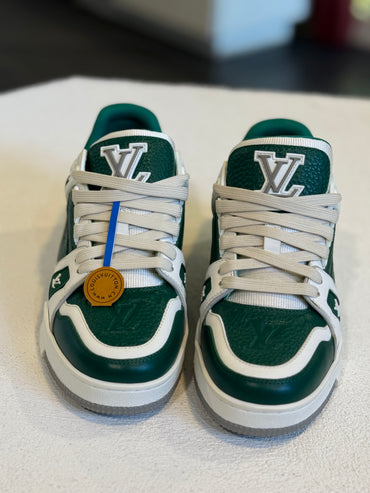 Tenis verde con blanco