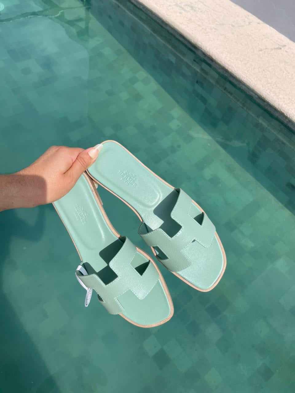 Sandalias verde