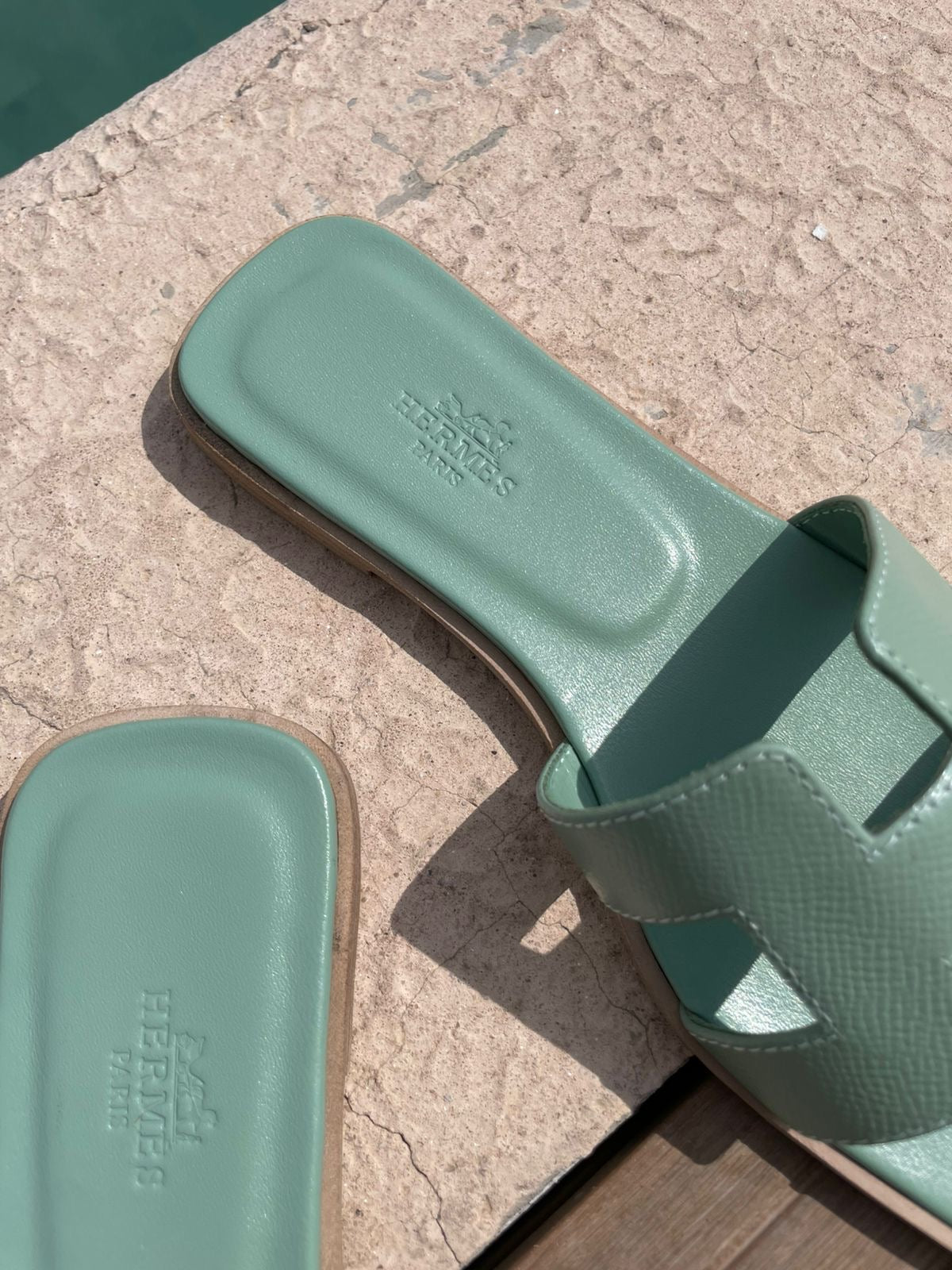 Sandalias verde