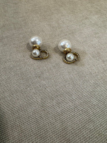 Aretes CD perla