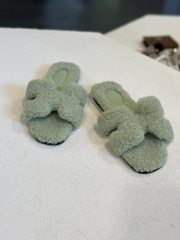 Sandalia verde Olivo HER