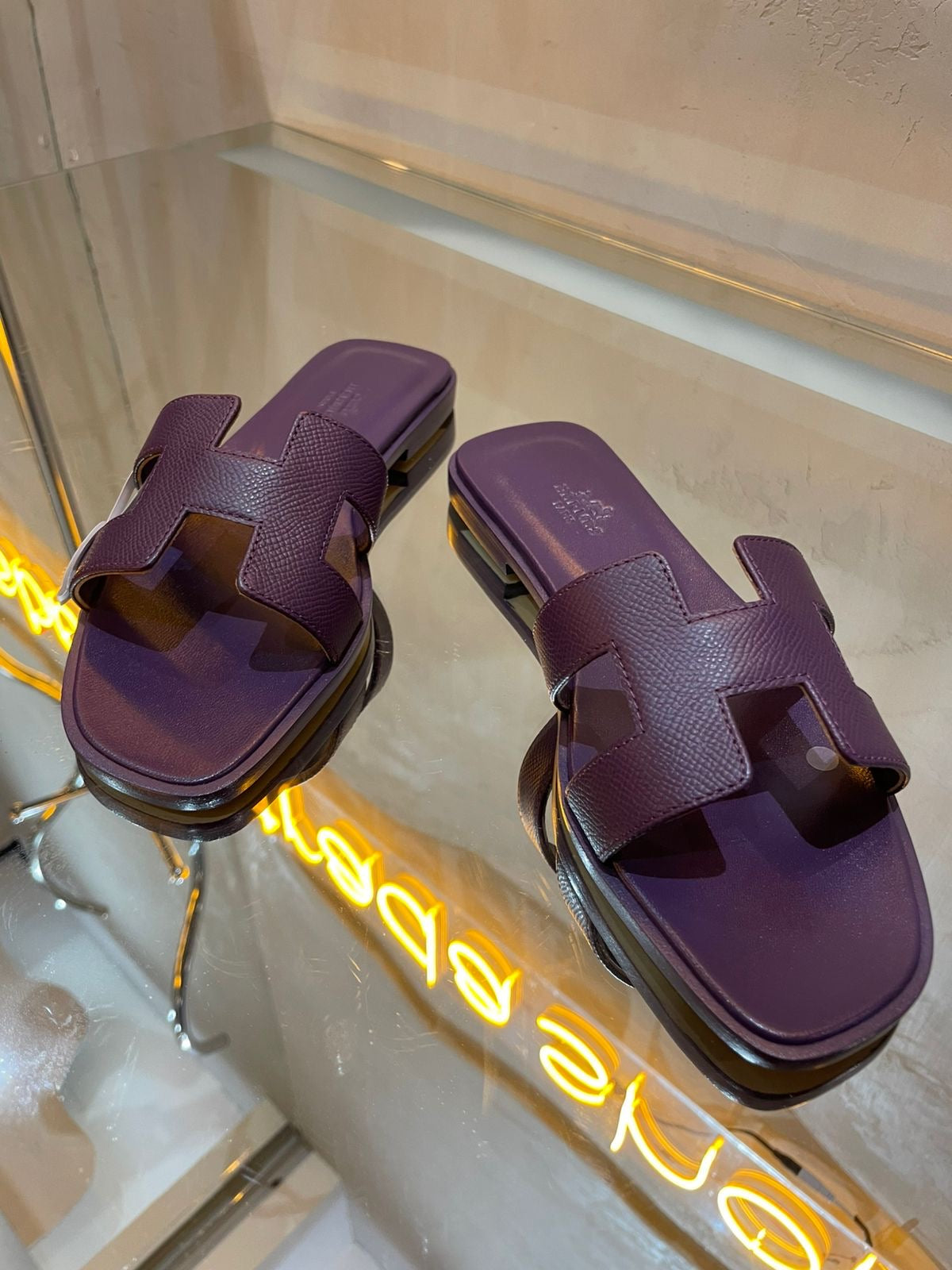 Sandalias morada