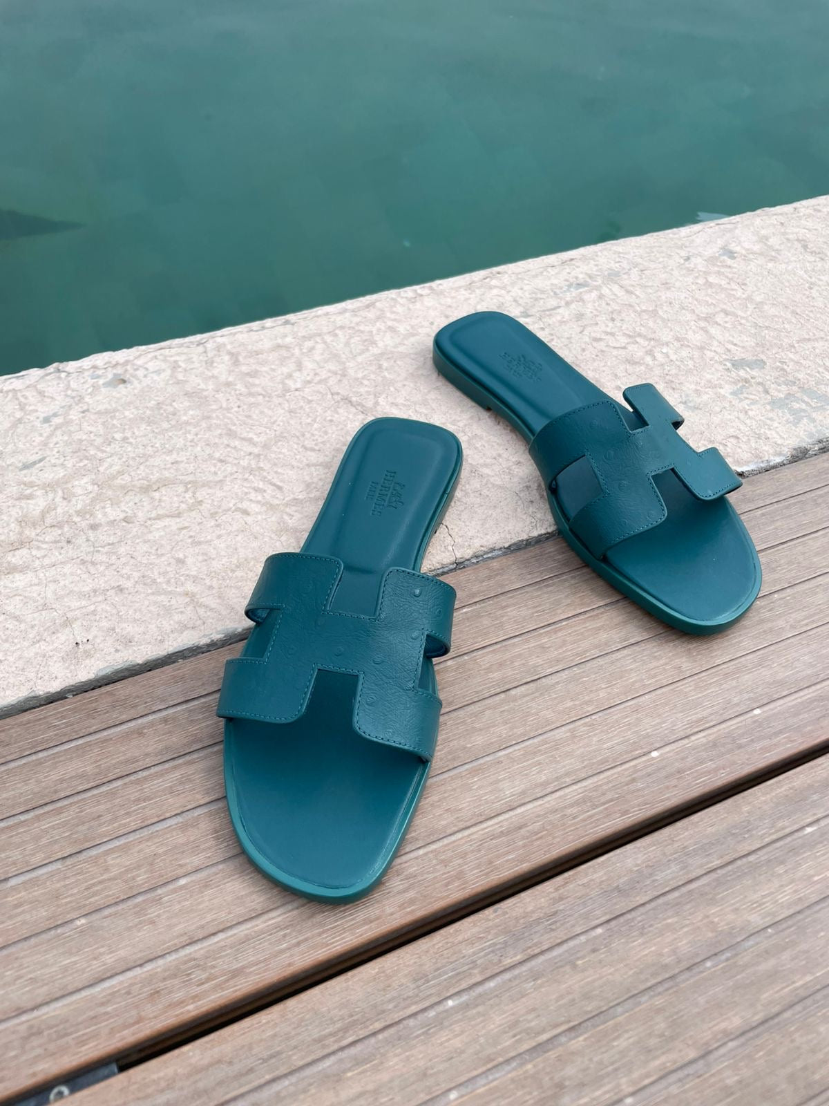 Sandalias verde
