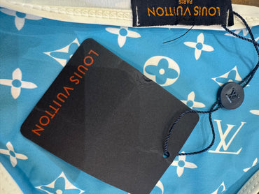 Traje de baño 2 piezas azul LV