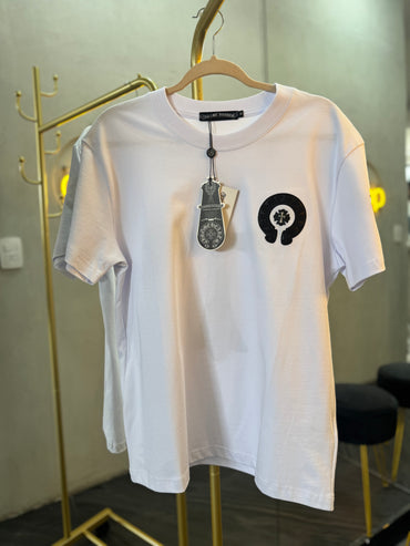 T-SHIRT BLANCA-NEGRO CROME H-3