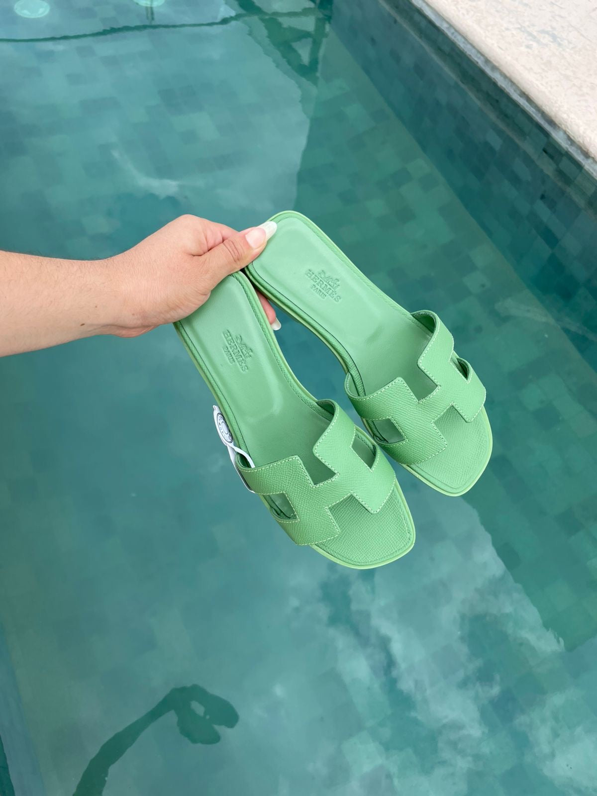 Sandalia verde