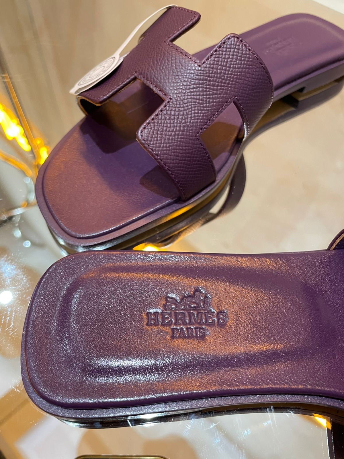 Sandalias morada