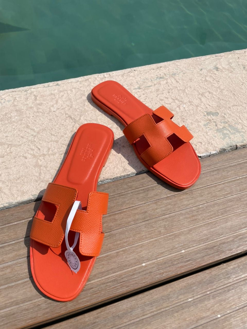 Sandalias naranjas