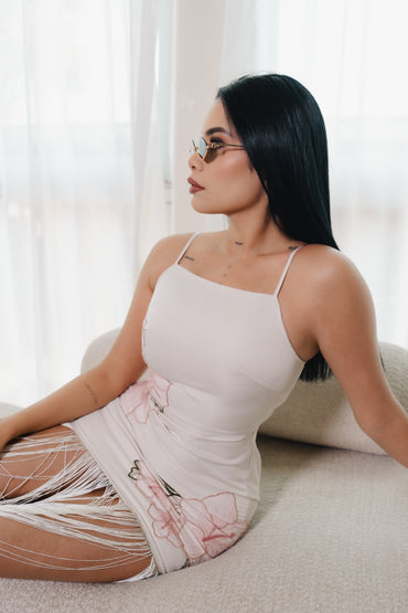 VESTIDO BLANCO ORQUÍDEA