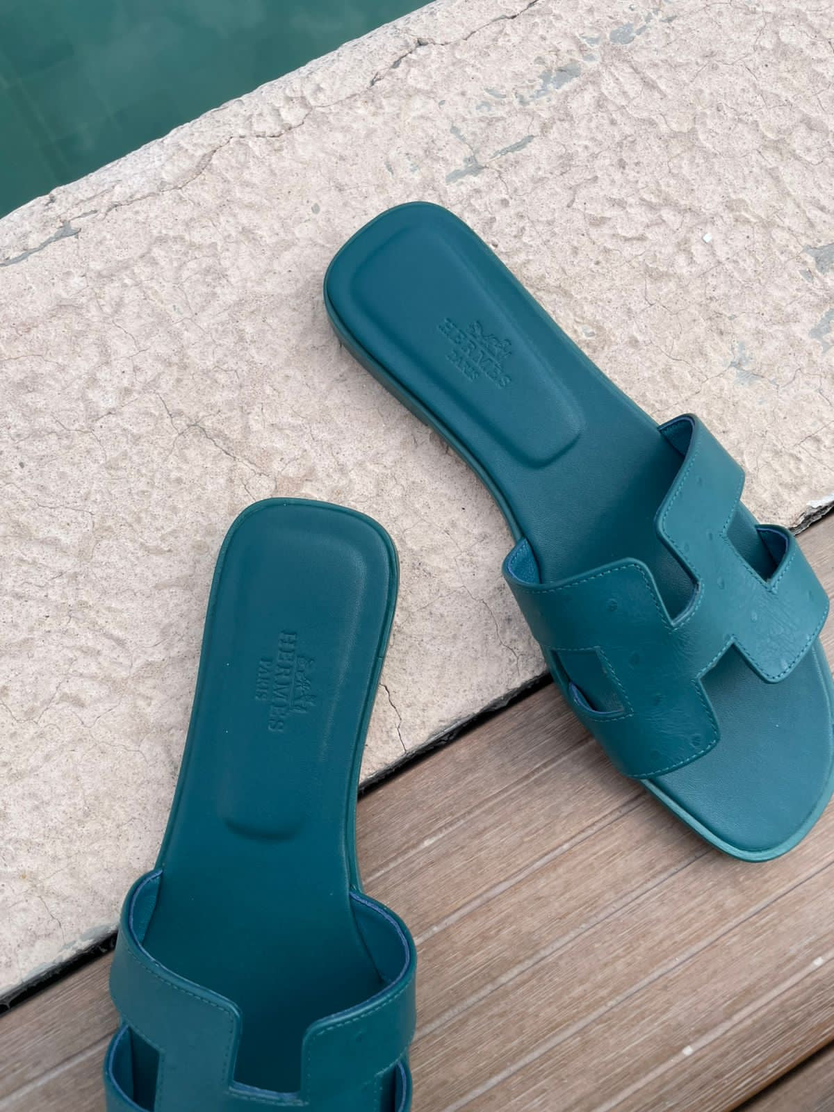 Sandalias verde