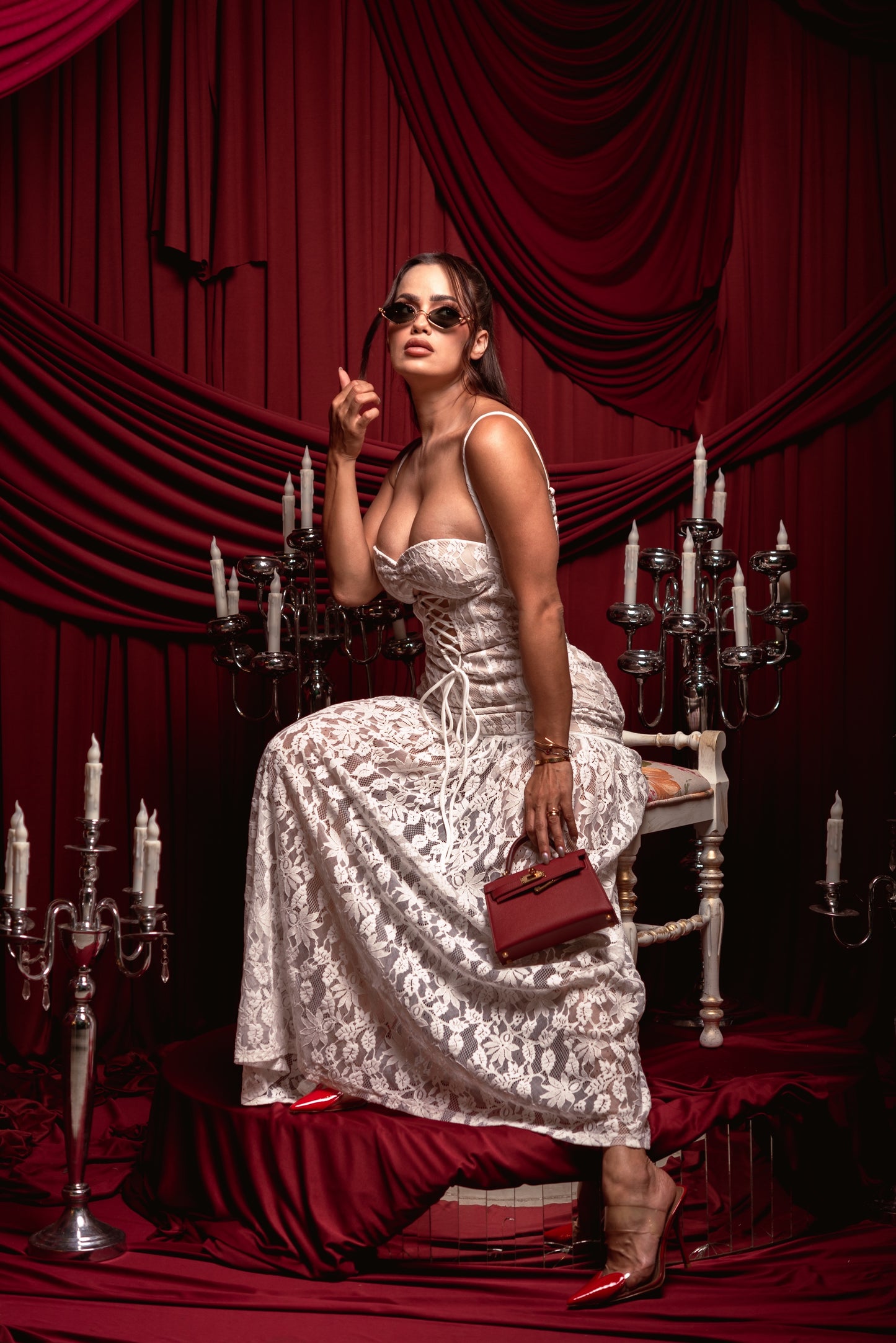VESTIDO ENCAJE