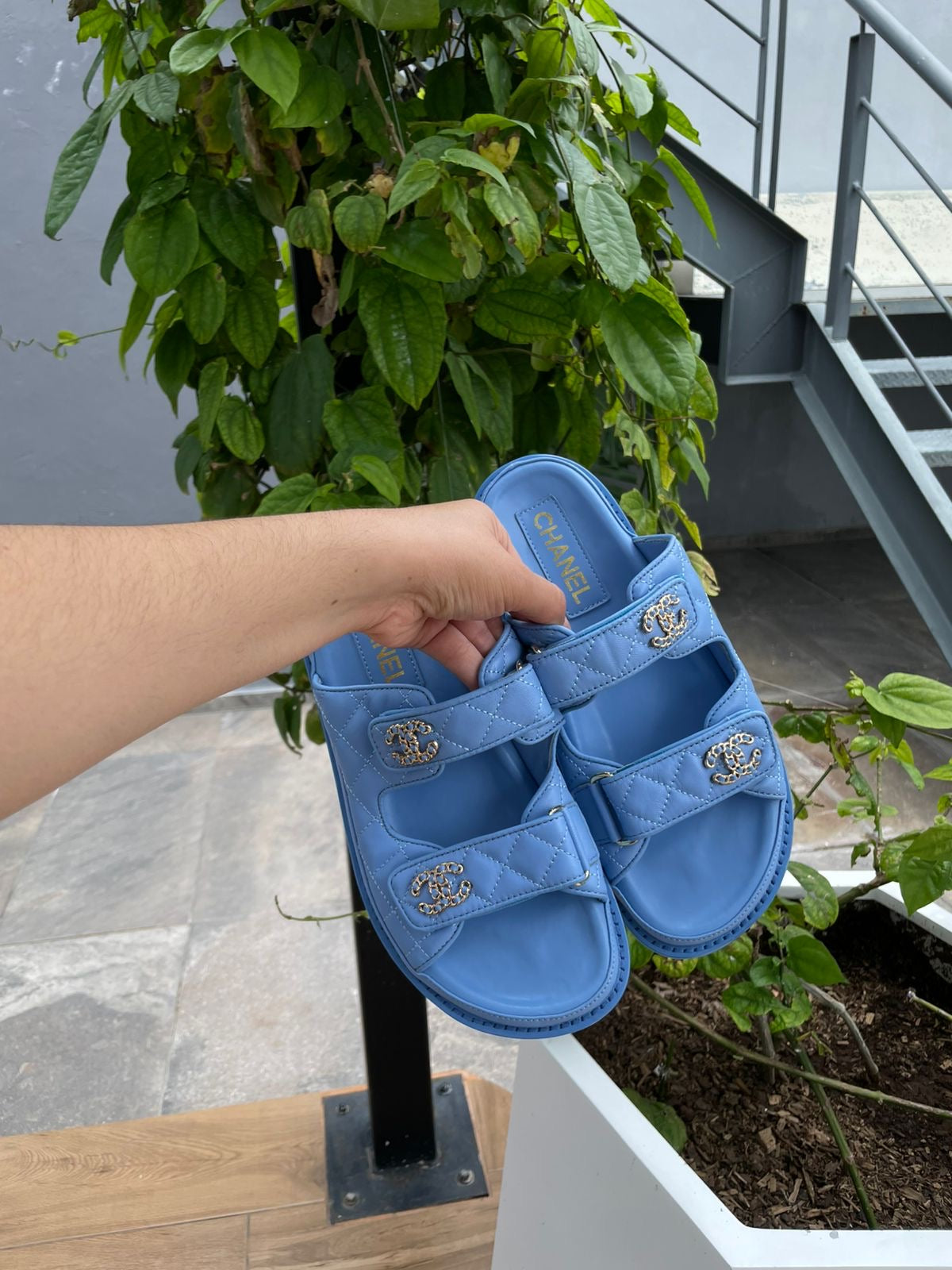 Sandalias azul