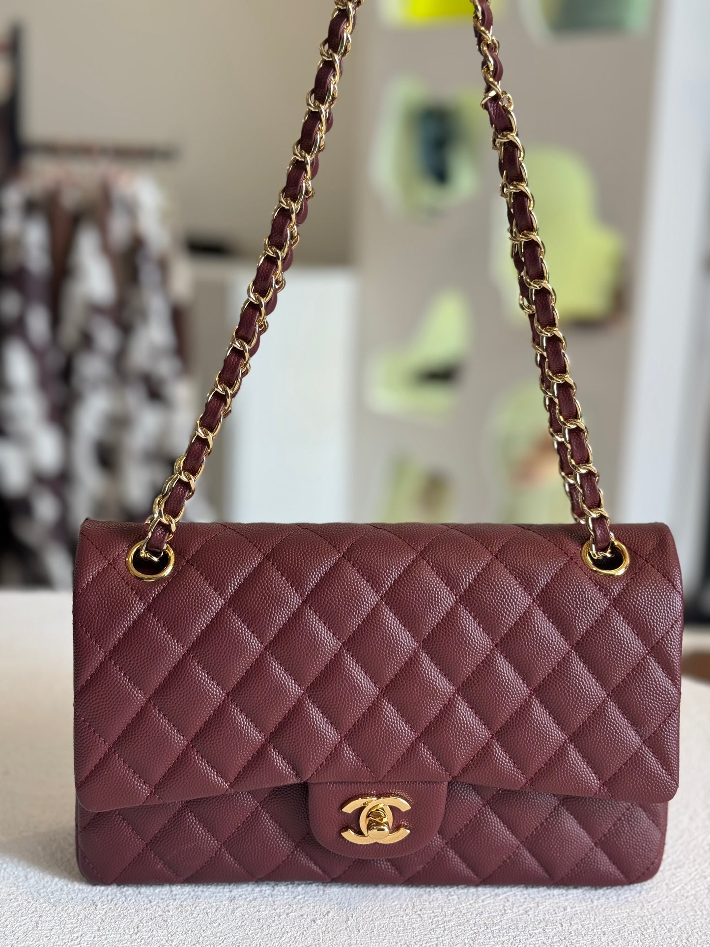 Bolso color vino CH