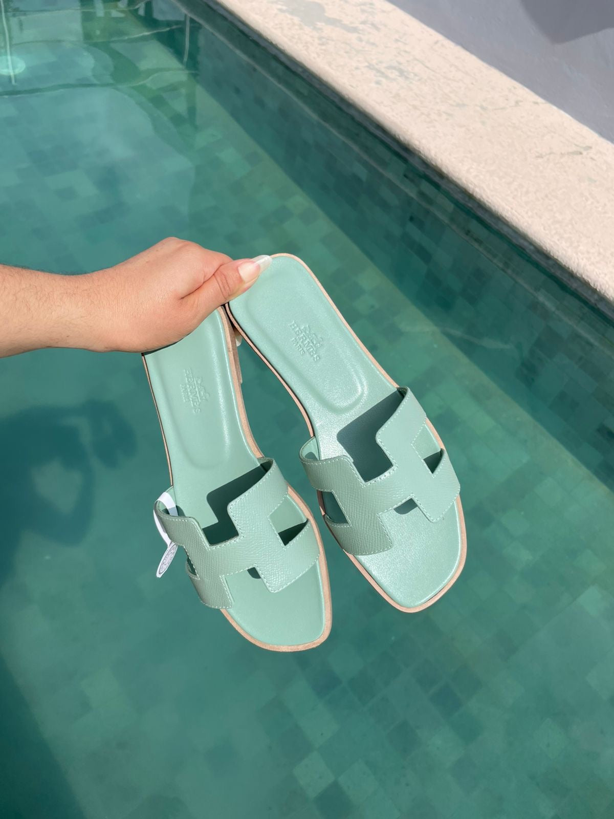 Sandalias verde