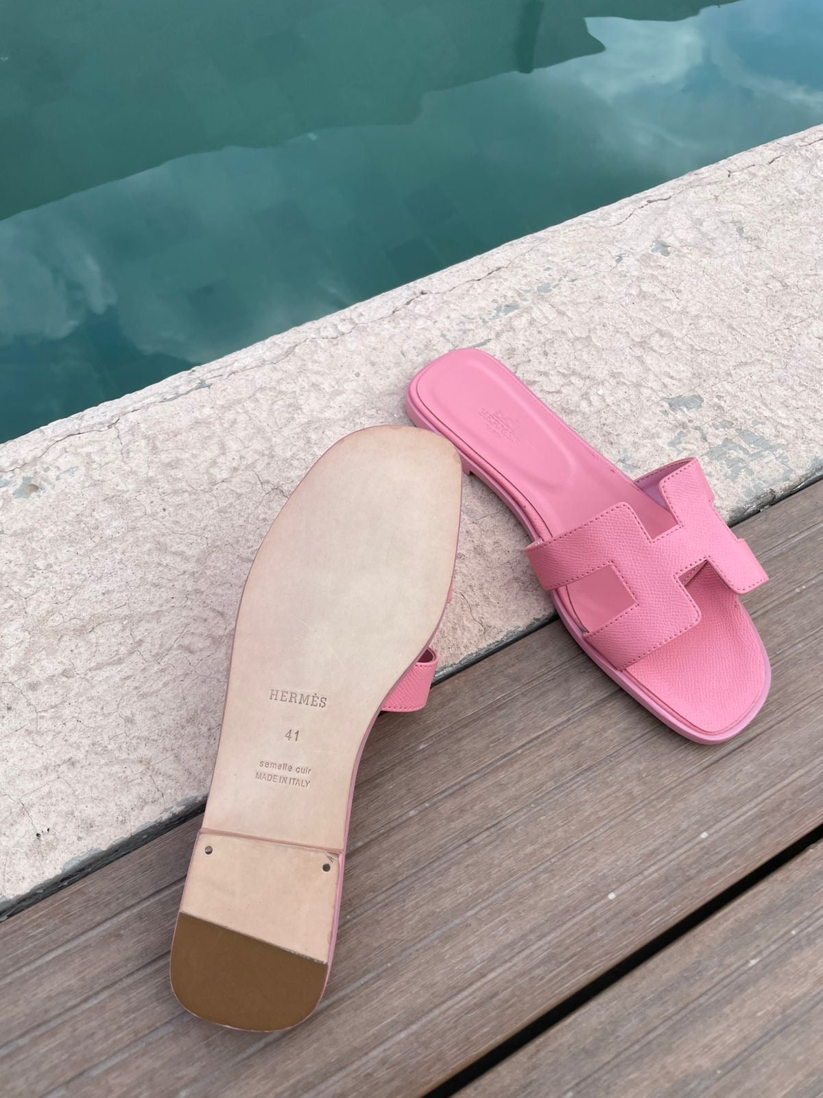 Sandalias rosa