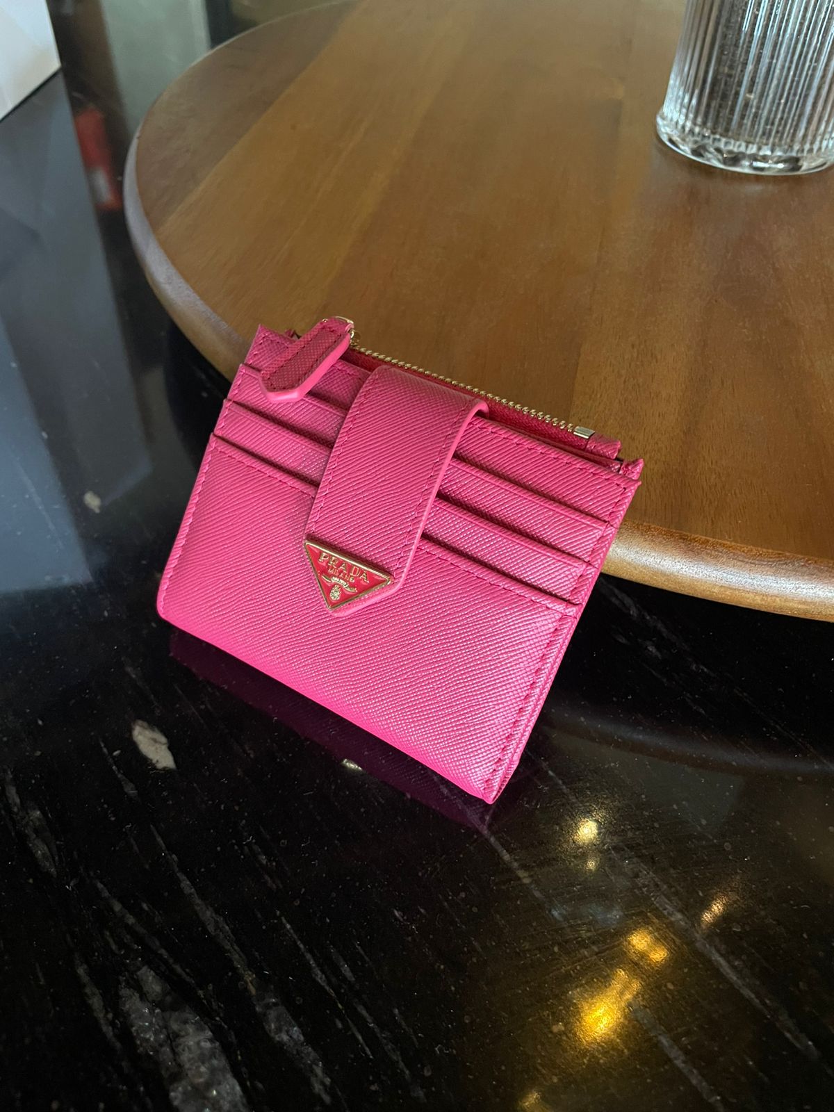 cartera rosa