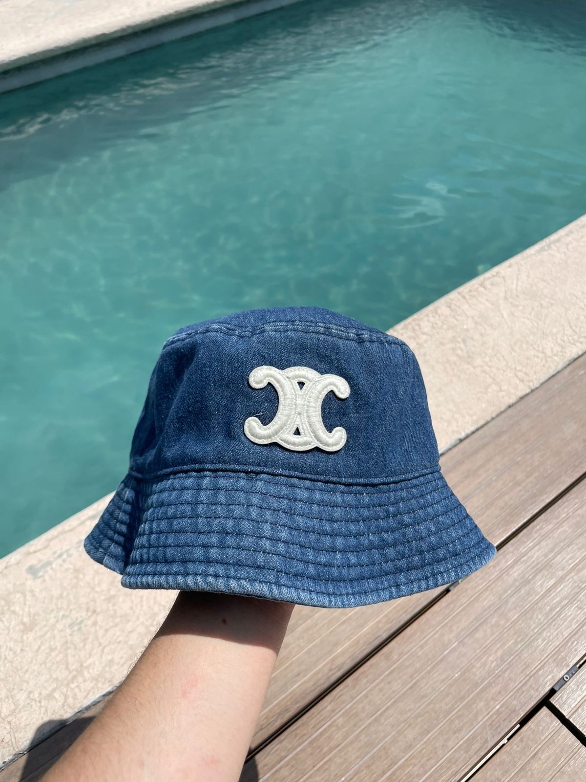gorro de mezclilla