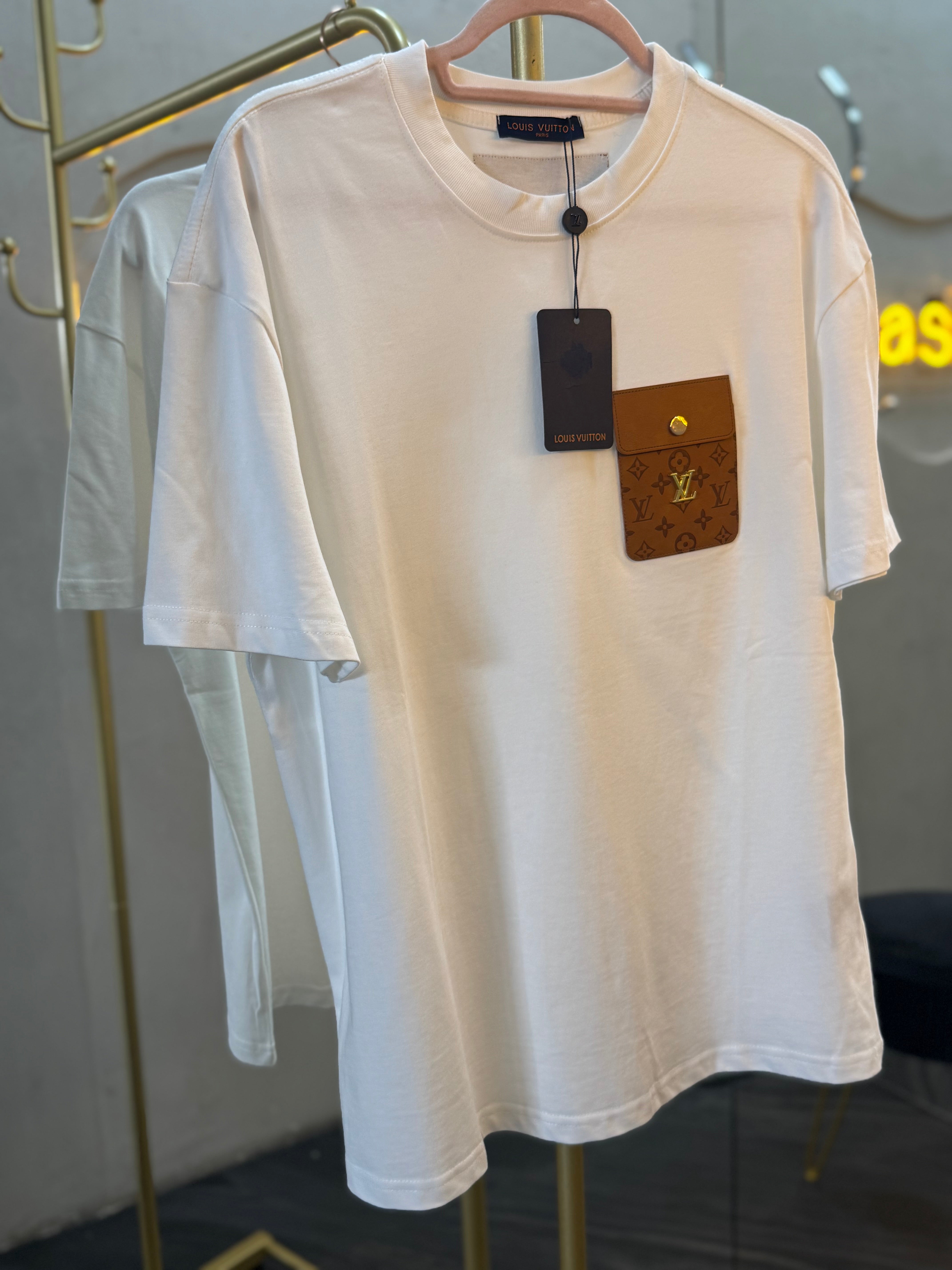 T- Shirt blanca L -V