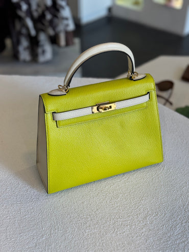 Bolso verde-beige HER