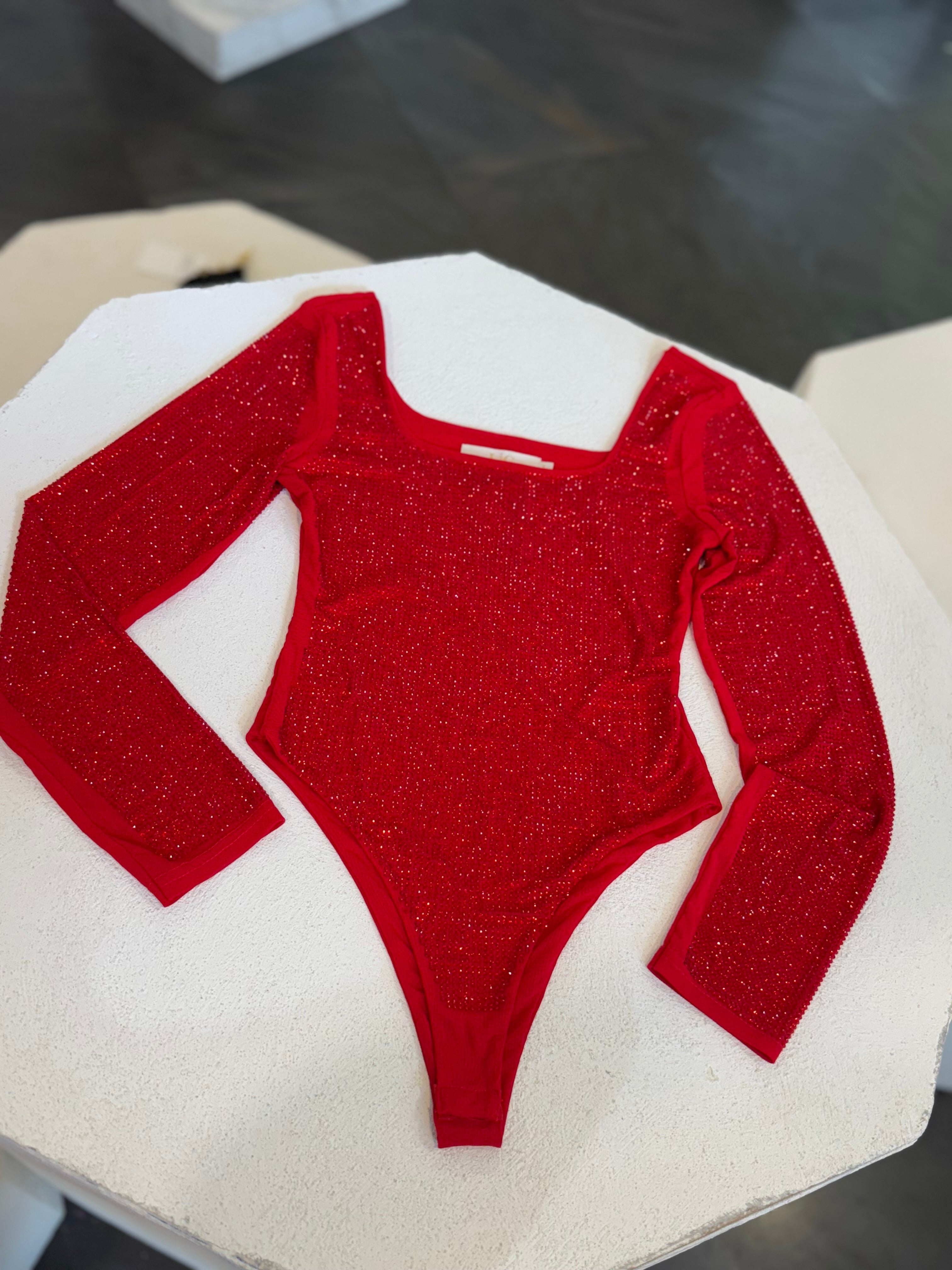 BODY CRISTALES ROJO