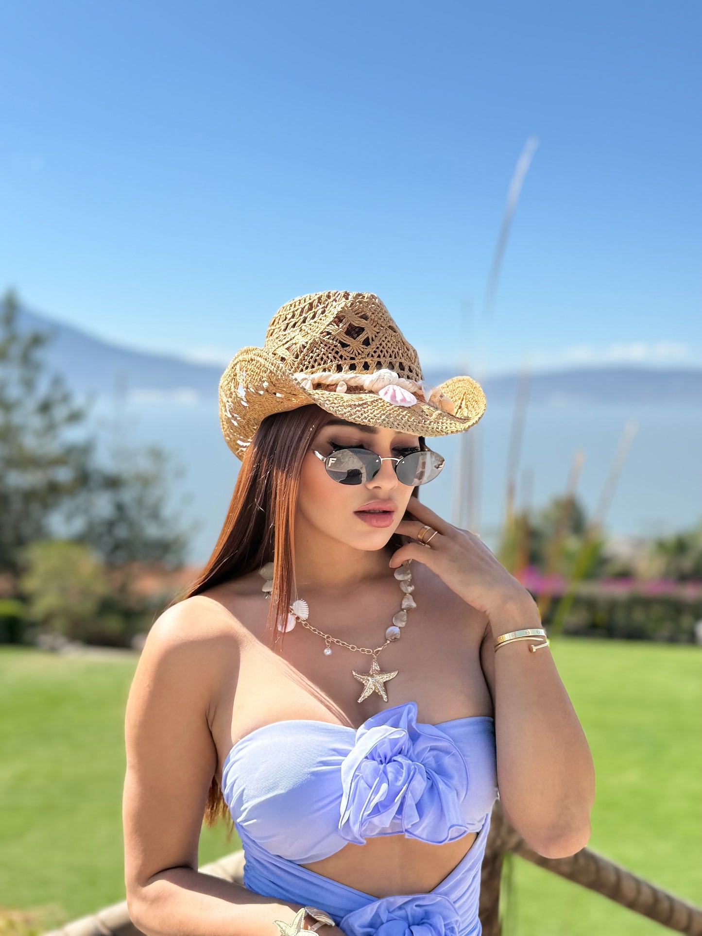 Sombrero tipo paja