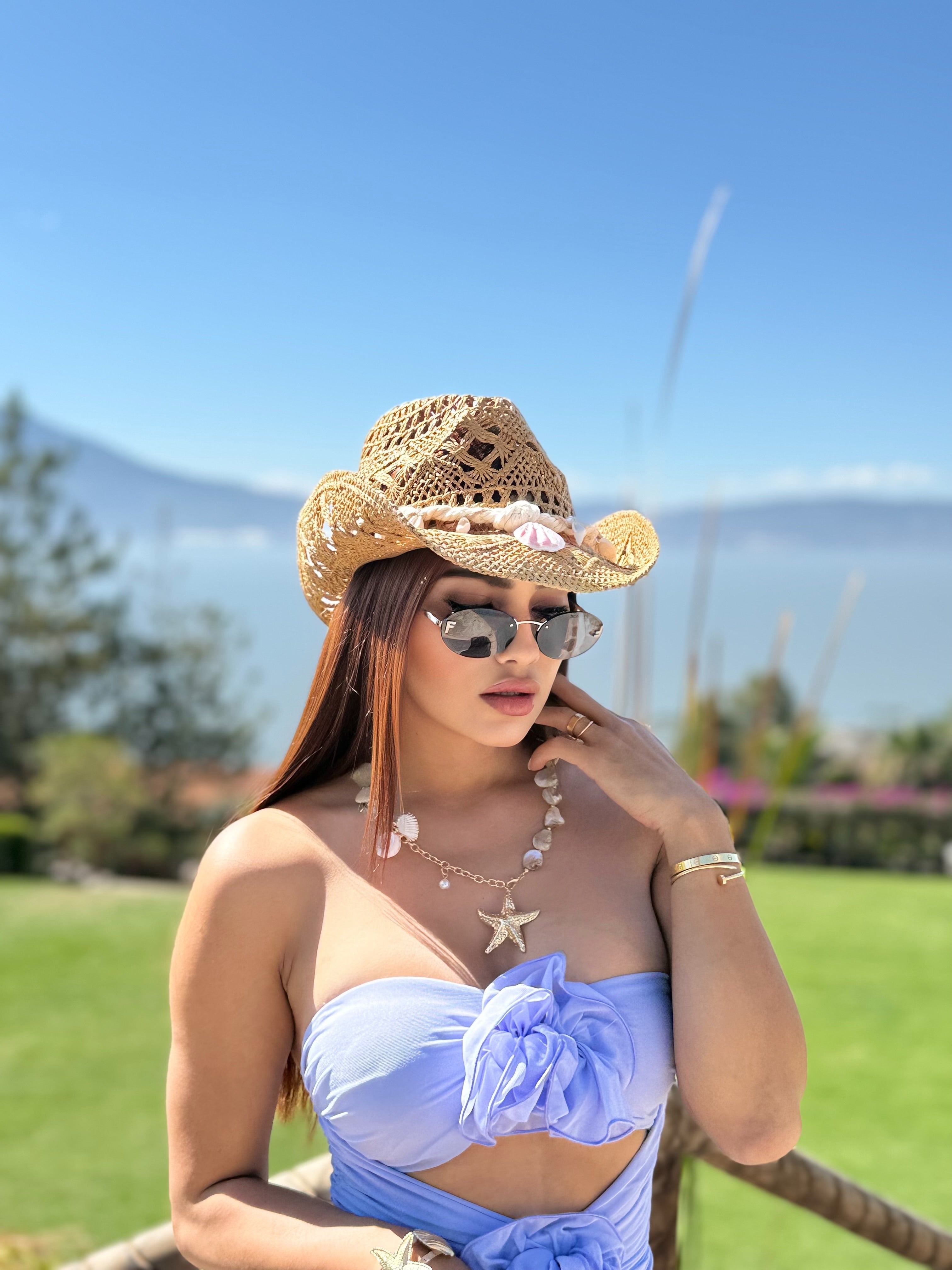 Sombrero tipo paja