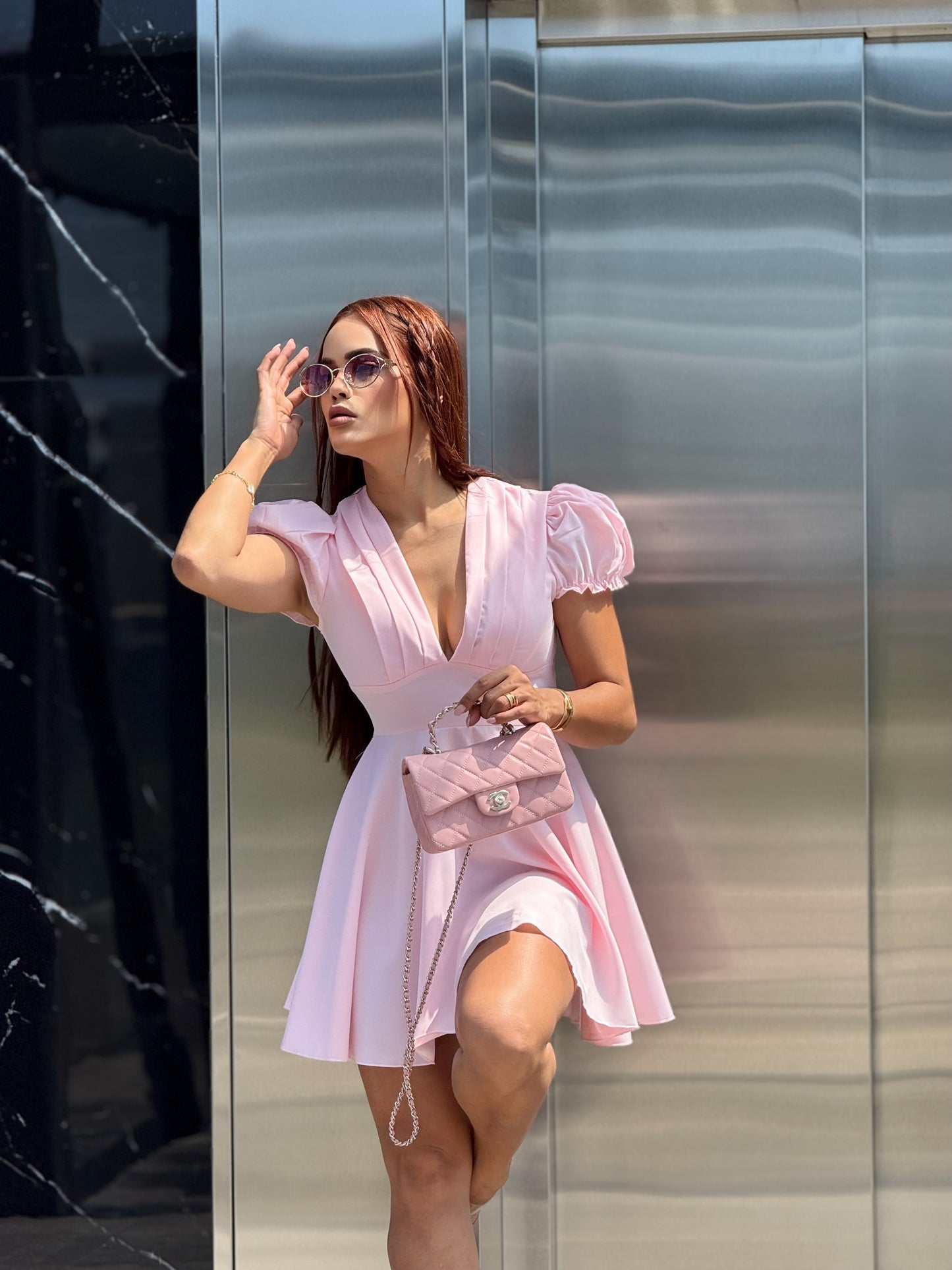 Vestido rosa