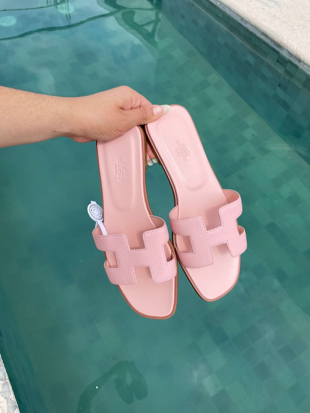 Sandalias rosa pastel