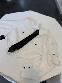 CAMISA BLANCA CORTA CORBATA