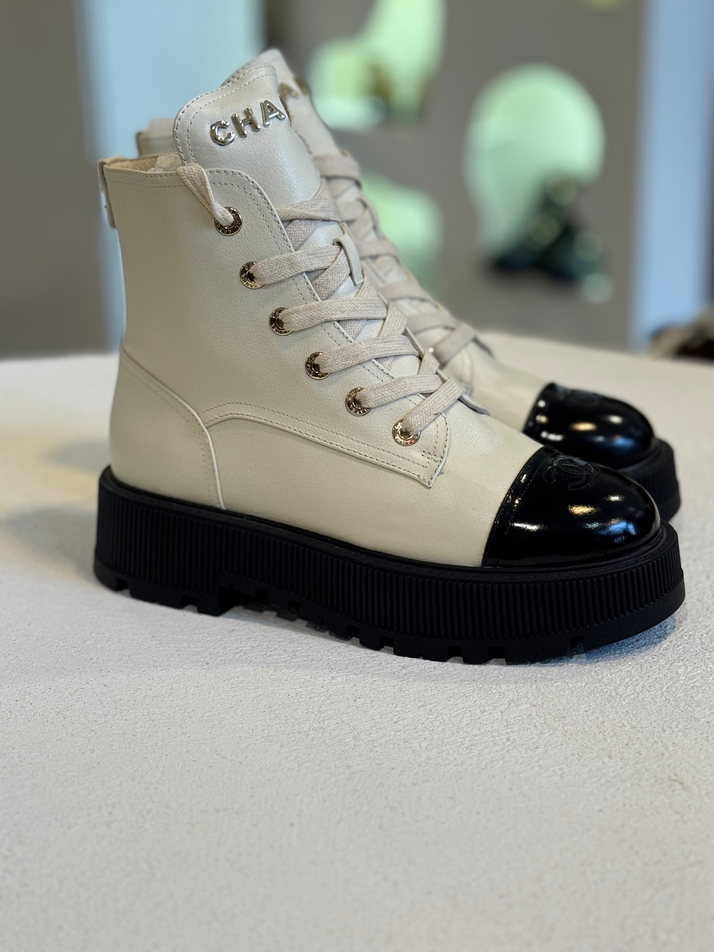 Botas beige