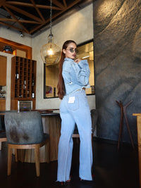 PANTALÓN MEZCLILLA TIERRA AZUL