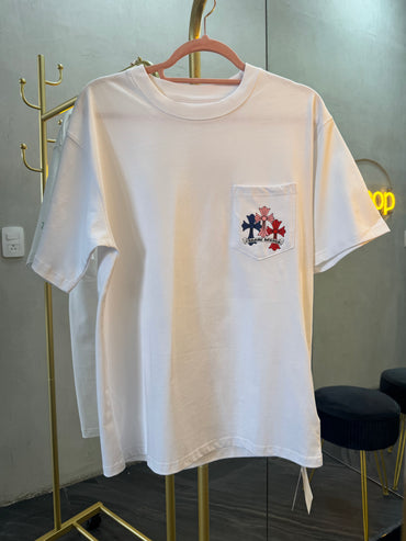 T- Shirt blanca cruz colores