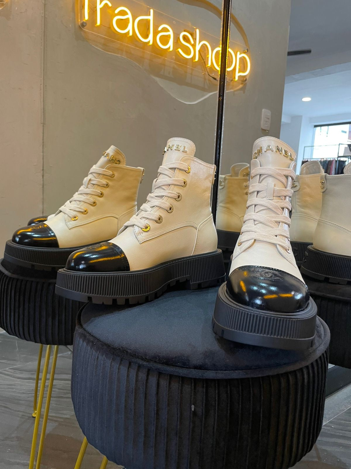 Botas beige