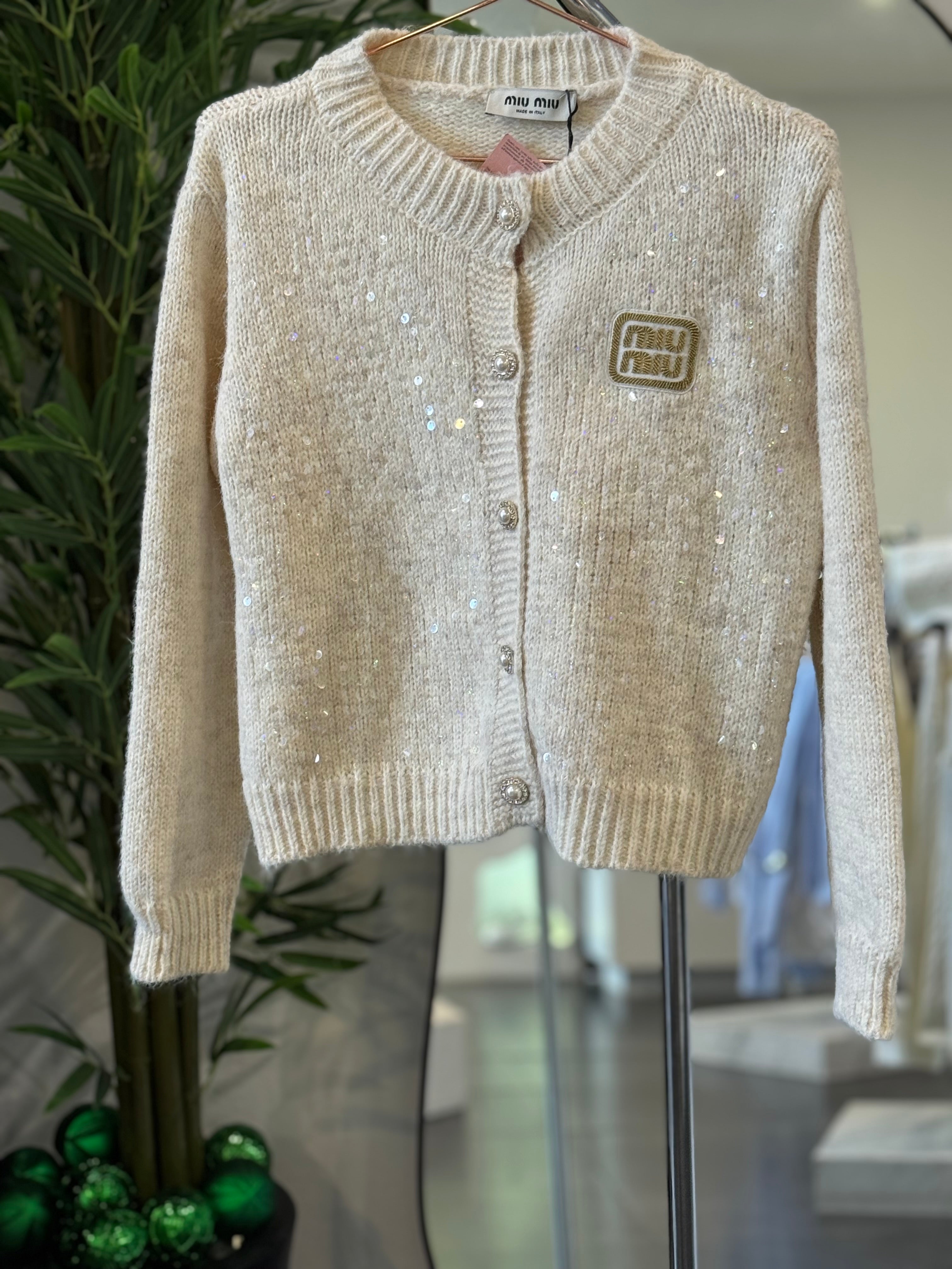 SUÉTER BEIGE TEJIDO MU MU A-