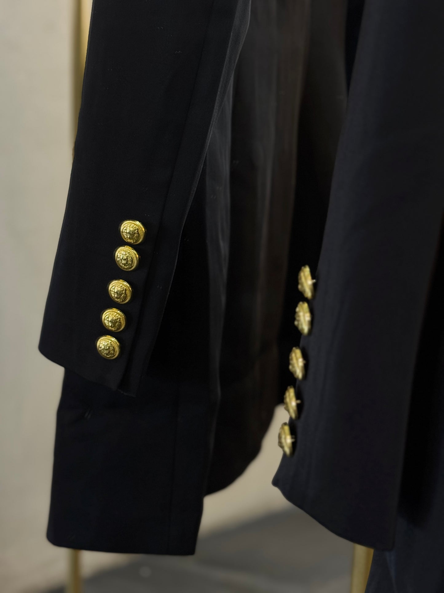 Blazer vestido elegante negro