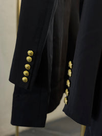 Blazer vestido elegante negro