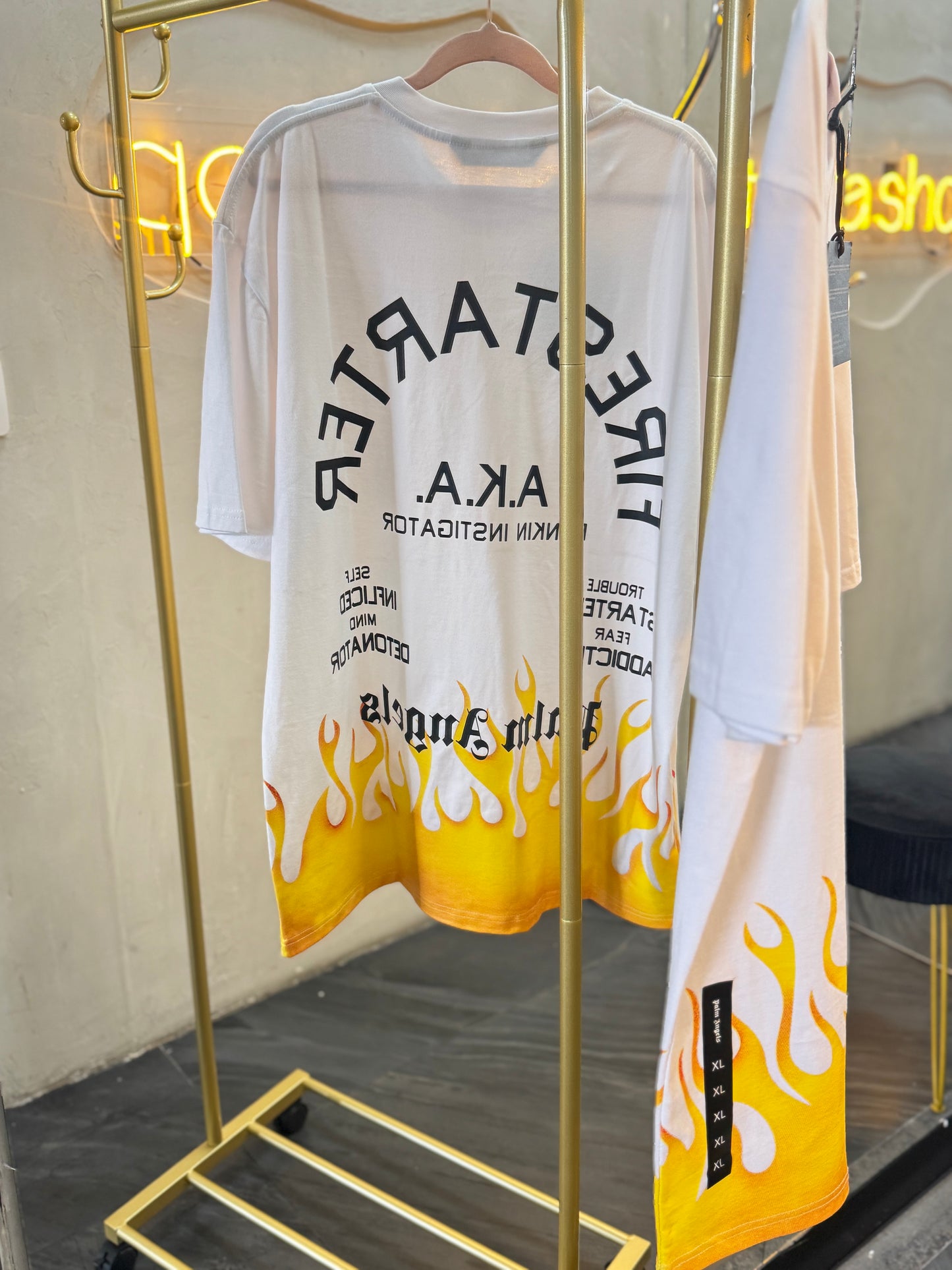T- Shirt blanca llamas