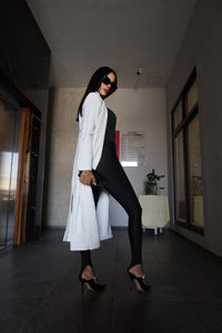Blazer blanco largo