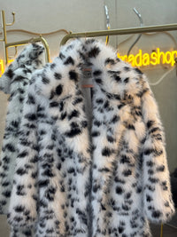 Gabardina larga  vaca peluche