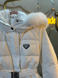 Chamarra blanca gruesa PA