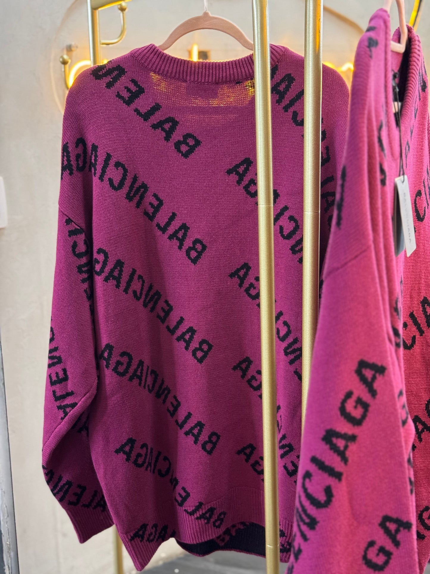 Suéter oversize morado