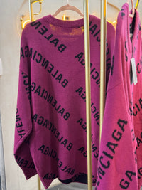 Suéter oversize morado