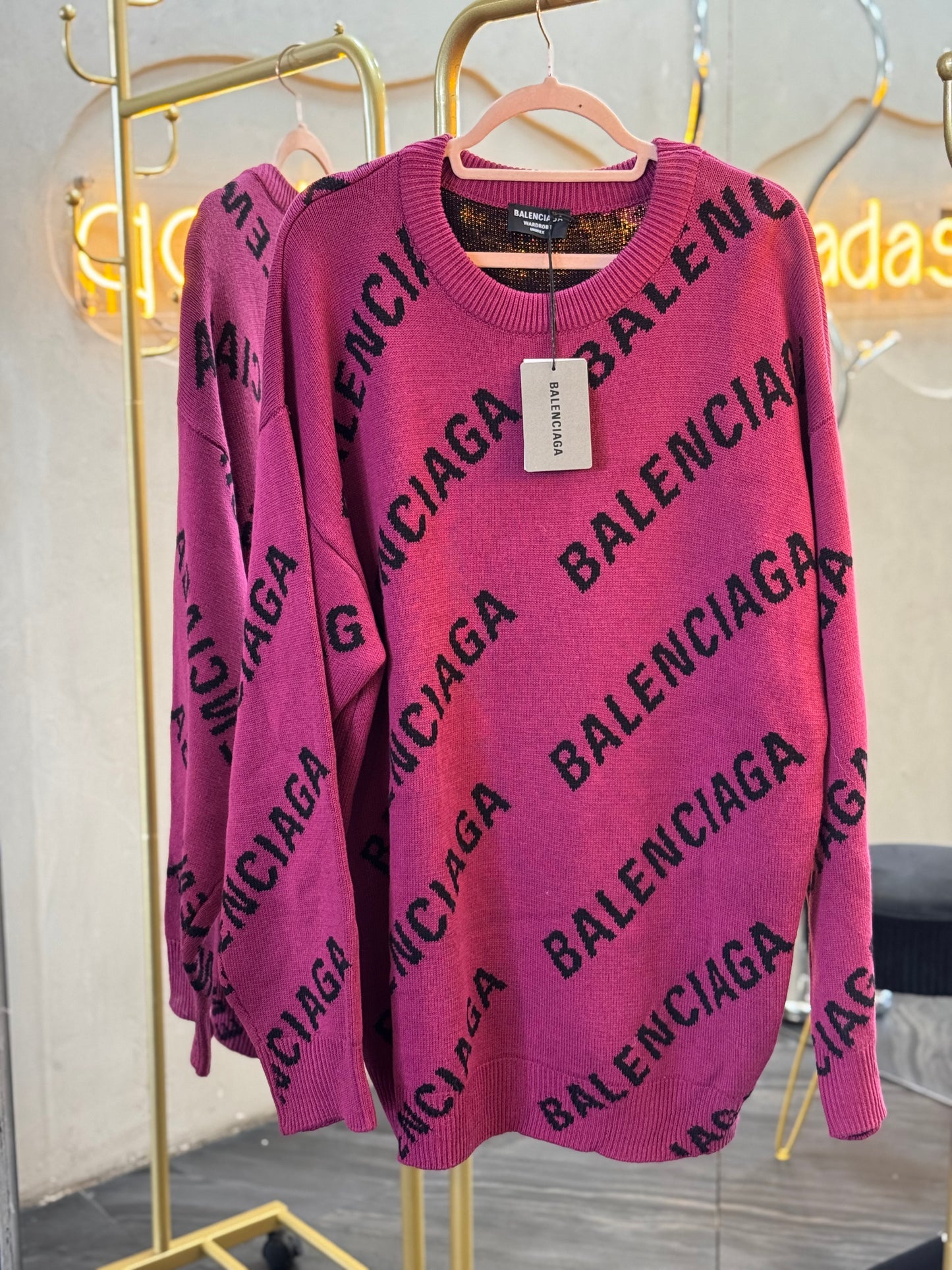 Suéter oversize morado