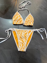 Traje de baño amarillo 2 piezas