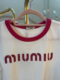 T-SHIRT BLANCA CORTA MIU-6