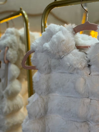 Chaleco peluche blanco