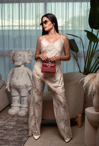 SET DE CEDA ROBE EN SOIE