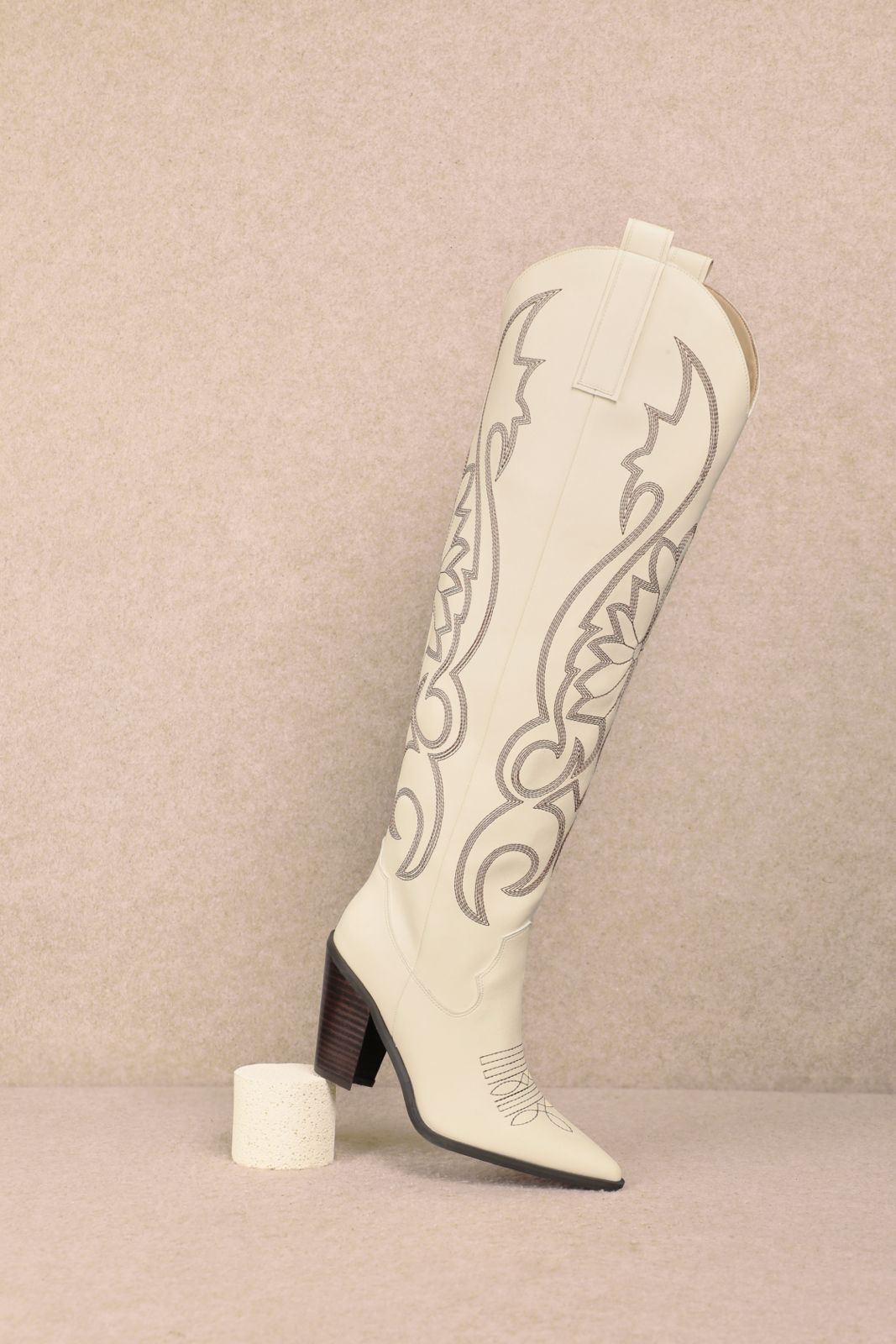BOTA VAQUERA BLANCA IVY