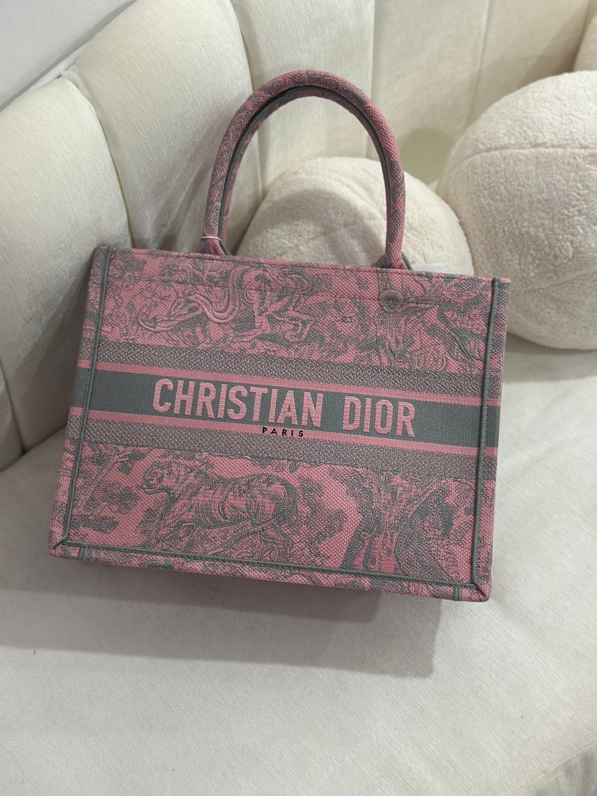 Bolsa tote rosa